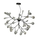 Smokey Glass Branches LED Chandelier - Image 2