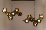 Smokey Glass Dining Chandelier (Bulb Not Included) - Image 2