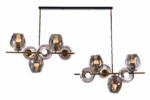 Smokey Glass Dining Chandelier (Bulb Not Included) - Image 3
