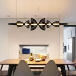 Smokey Orbit Glow Linear Chandelier