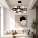 Luna Chrome Cluster Chandelier - Image 4