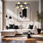 Luna Chrome Cluster Chandelier - Image 6