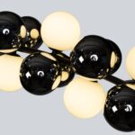 Aurora Dual-Tone Globe Chandelier - Image 8