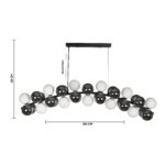 Aurora Dual-Tone Globe Chandelier - Image 10