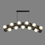 Aurora Dual-Tone Globe Chandelier - Image 4