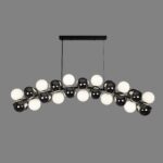Aurora Dual-Tone Globe Chandelier - Image 5