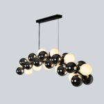 Aurora Dual-Tone Globe Chandelier