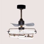AeroLux Rose Gold LED Fan Chandelier - Image 4