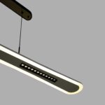 Modern LED Linear Island Chandelier - Image 7