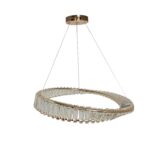 Halo Luxe Crystal Ring Chandelier - Image 3