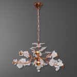 Rose Bloom Crystal Branch Chandelier - Image 2