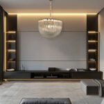 Aurora Crystal Drape Chandelier - Image 4