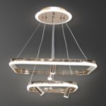 Luminara Dual-Tier Luxe Chandelier - Image 4