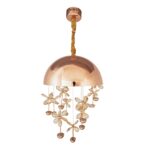 Blossom Aura Crystal Floral Chandelier - Image 2