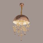 Blossom Aura Crystal Floral Chandelier - Image 3