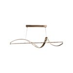 Torus Leather Linear LED Chandelier - Image 2
