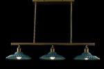 Ceramic Teal Color Dining Chandelier - Image 3