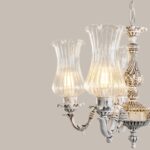 Regalia Vintage Glass Shade Chandelier - Image 4