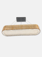 Amber Glass Crystal Dining Chandelier - Image 2