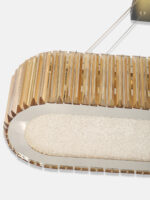 Amber Glass Crystal Dining Chandelier - Image 11