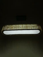 Amber Glass Crystal Dining Chandelier