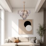 Lunaria Cascade Glass Chandelier - Image 3