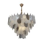 Lunaria Cascade Glass Chandelier - Image 6