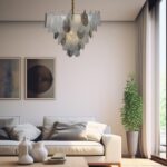 Lunaria Cascade Glass Chandelier - Image 7