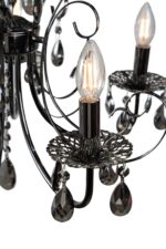 Noctura Black Crystal Chandelier - Image 5