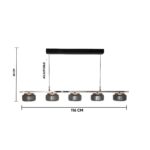 Aurelo Quintus Linear Chandelier - Image 12