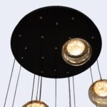 Amber Luxe Cascade Chandelier - Image 9