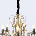Imperial Gold Crystal Candle Chandelier - Image 4