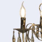 Imperial Gold Crystal Candle Chandelier - Image 6
