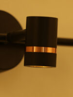 Three Holder Black LED Vanity Light - Image 8