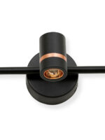 Three Holder Black LED Vanity Light - Image 9
