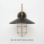 Proudome Vintage Industrial Outdoor Wall Light – Metal Shade Cage Lantern for Patio, Balcony, Porch & Garden - Image 4