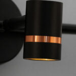 Proudome LED Spotlight Picture Light Black & Rose Gold | Artwork Wall Light - Image 6