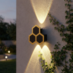 Proudome Hexagon LED Outdoor Wall Light – Modern Geometric Wall Lamp for Gate, Pillar & Exterior Walls - Image 3
