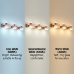 Proudome Rose Gold LED Picture Light Up & Down | Wall Mounted Artwork & Mirror Light for Bathroom & Dressing - Image 4