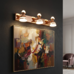 Proudome Rose Gold LED Picture Light Up & Down | Wall Mounted Artwork & Mirror Light for Bathroom & Dressing - Image 3