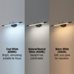 Proudome 3 Color Mode LED Picture Light | Modern Artwork & Mirror Wall Lighting - Image 4