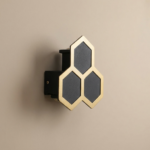 Proudome Hexagon LED Outdoor Wall Light – Modern Geometric Wall Lamp for Gate, Pillar & Exterior Walls - Image 4