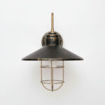 Proudome Vintage Industrial Outdoor Wall Light – Metal Shade Cage Lantern for Patio, Balcony, Porch & Garden - Image 2