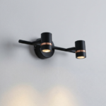 Proudome LED Spotlight Picture Light Black & Rose Gold | Artwork Wall Light - Image 5