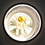 Proudome Space Astronaut LED Wall Lamp for Kids Room, Cartoon Galaxy Wall Decor Light for Nursery & Children Bedroom