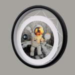 Proudome Space Astronaut LED Wall Lamp for Kids Room, Cartoon Galaxy Wall Decor Light for Nursery & Children Bedroom - Image 5