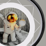 Proudome Space Astronaut LED Wall Lamp for Kids Room, Cartoon Galaxy Wall Decor Light for Nursery & Children Bedroom - Image 6