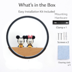 Proudome Mickey Minnie LED Wall Light for Kids Bedroom, Cartoon Nursery Wall Lamp for Baby Room & Playroom Decor - Image 8