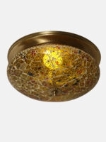 Golden Ember Mosaic Ceiling Light (Bulb Not Included) - Image 2