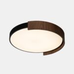 Luna Arc Wooden LED Ceiling Light